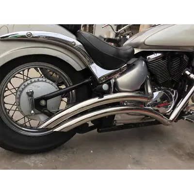 Chrome Big Radius Exhaust Pipe Systems For SUZUKI Boulevard C50 B/C/T/Boss M50 • $320