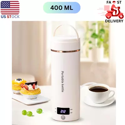 Portable Stainless Steel Electric Mini Kettle 400ML With 4 Temperature Settings • $61.22