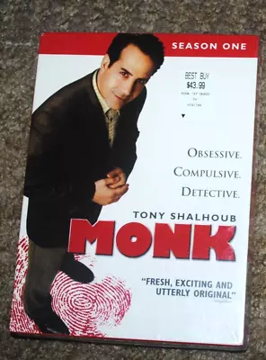 MONK Starring Tony Shalhoub Season 1 DVDs SEALED UNPLAYED • $7.99