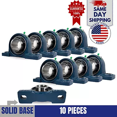 UCP209-28 Pillow Block Bearing 1-3/4  Bore 2 Bolt Solid Base (10PCS) • $125.45