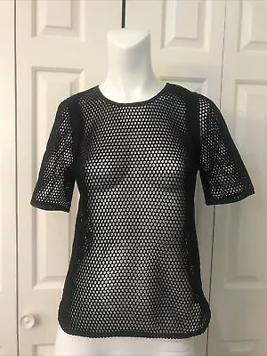 Milly P XS 0 2 Mesh Top Black Zipper Excellent Condition • $30