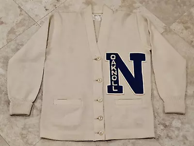 Rare Smithee 1940's VARSITY SWEATER-CHENILLE Letter N-SAN FRANCISCO CALIFORNIA • $87.49