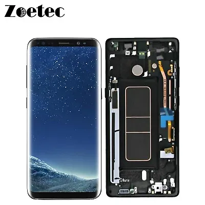 For Samsung Galaxy Note 8 LCD Screen Replacement Oled +Frame SM-N950F/FD Genuine • £139.99