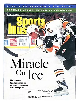 1993 Sports Illustrated Magazine - MIRACLE ON ICE  MARIO LEMIEUX FIGHTS CANCER • $8.99