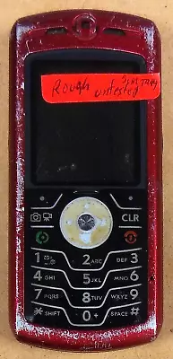 Motorola SLVR / Sliver L7c - Red And Black ( CDMA ) Rare Cellular Phone • $8.49