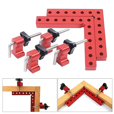 Pair Woodworking 90 Degree Positioning Square Right Angle Clamps Carpenter Tools • $25.65