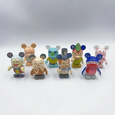 Lot Of 8 Vinylmation Monstro Big Baby Mr. Toad Dirty Pig Peter Pan Zoot Hamm Etc • $15.27