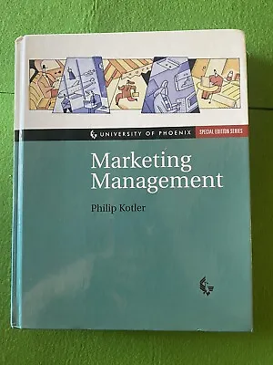 Marketing Management Hardcover/especial Edition Series / By Philip Kotler • $9.99