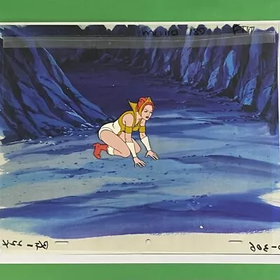 Teela On Knees 1984 Filmation Production Cel He-Man & Masters Of The Universe • $99.95