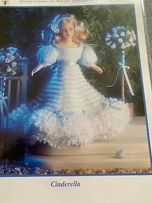 Jacquay Yaxley Cinderella To Fit 15 Inch Craft Doll Knitting Pattern Only  • £2.50