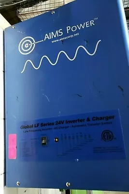 Aims Power 6000-Watt Continuous 18000 Peak Pure Sine Inverter Charger 24-Volt DC • $1299.99