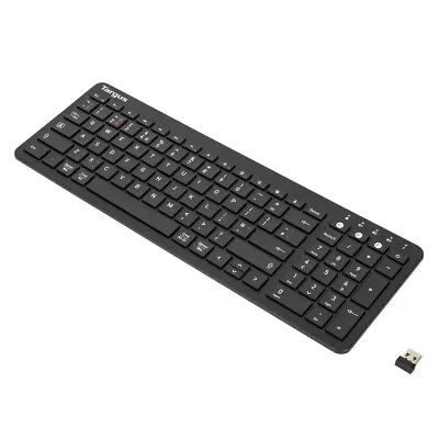 Targus Bluetooth 5.1 Keyboard  QWERTY  UK English Black Gaming AKB863UK • £16.99