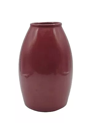 Scheurich Pottery Germany Brick Red 7.5  Vintage Ceramic Vase  • $19.90