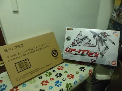 New & Sealed DX Chogokin Macross Frontier VF-171EX Nightmare Plus W/Armor Parts • $488.99