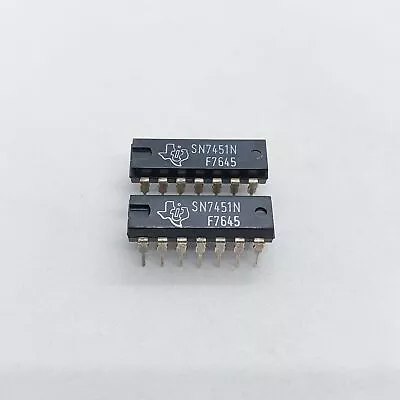 SN7451N TI INTEGRATED CIRCUIT X2pcs • £1.95