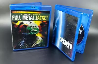 Blu-Ray LOT Stanley Kubrick Bundle (Full Metal Jacket + 2001 A Space Odyssey) • $12.99
