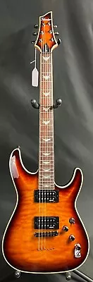 Schecter Omen Extreme-6 Electric Guitar Quilted Vintage Sunburst Finish • $429.95