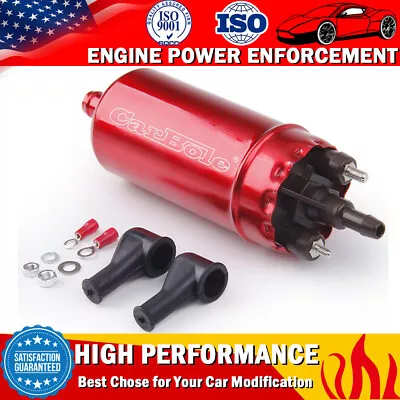 Universal Inline High Pressure Fuel Pump 12V Gasoline Injection Pump 0580463017 • $33.37