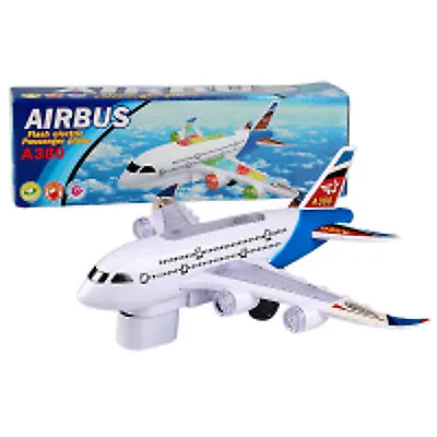 A380 Large Plane Toy Bump &Go Aircraft Kids Aeroplane LED Lights Music Toy New • $23.33