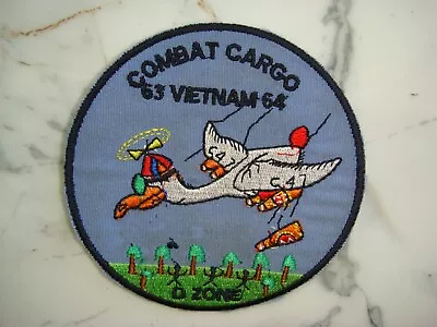 Usaf C-47 Skytrain Combat Cargo Vietnam 63-64 D Zone Vietnam War Patch • $11.95