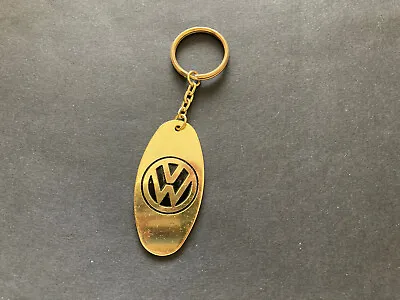 Volkswagen Vw Vintage 80's Gold Metal Keyring/Keychain • $25