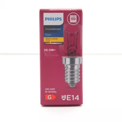 Phillips 26W 240V E14 Oven Microwave 300c Lamp Bulb 108278677 • $1.25