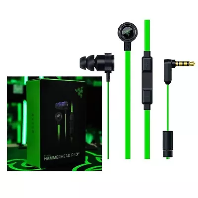 In-Ear Razer Hammerhead Pro V2 Gaming Headset PC Laptop Music Earphone Headphone • $25.29