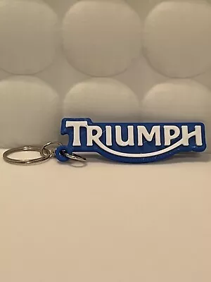 TRIUMPH KEY FOB RING CHAIN MOTORCYCLES TROPHY T100 SPRINT ROCKET T120 3D Printed • $11.95