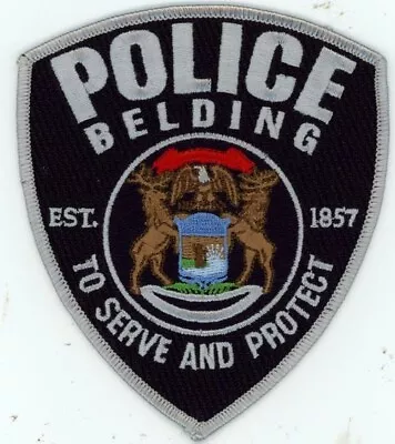 Michigan Mi Belding Police Nice Shoulder Patch Sheriff • $5.99