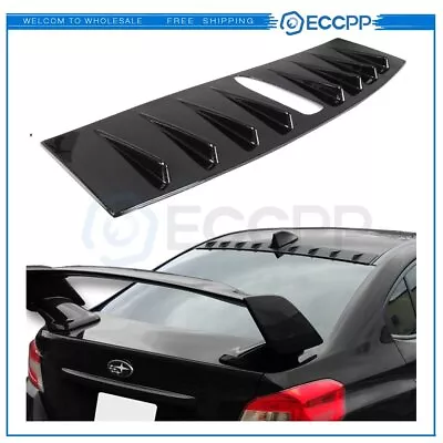 Fit For 15-18 Subaru WRX Trunk Rear Roof Vortex Generator Spoiler Wing • $38.29