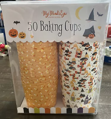 Designer Baking Cups 50ct  My Minds Eye 5 Oz Halloween NIP • £15.33