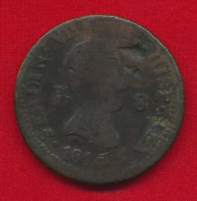 Spain 1814 8 MARAVEDIS (Copper) • $6.49