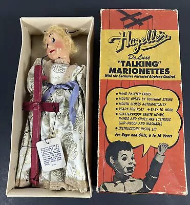 Vintage HAZELLE'S Deluxe “Talking” Marionette PRINCESS CINDY # 415 • $70