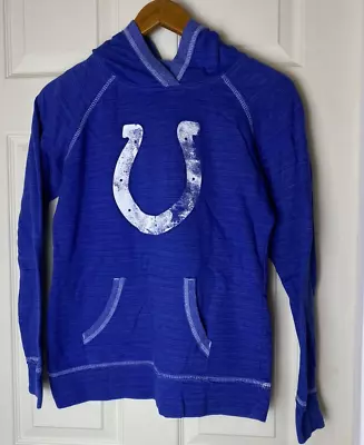 Indianapolis Colts NFL Team Apparel Women's Graphic Hoodie Size M • $18.40