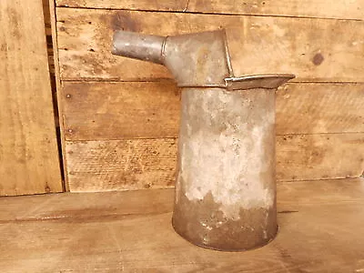 Farmhouse Decor Vintage Gas Station Galvanized Oil Can Fixer Upper For Flowers • $28.99