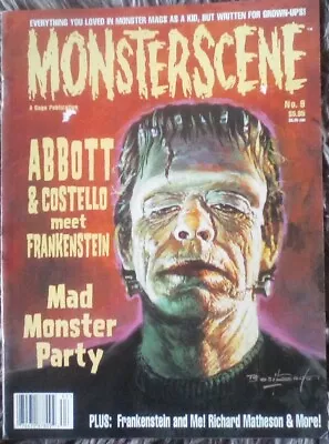 Monsterscene Magazine #9 1996 Basil Gogos Cover Abbott & Costello More Vgc • $18.48