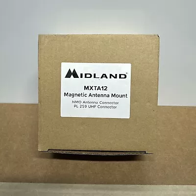 Midland MicroMobile MXTA12 Magnetic Antenna Mount New • $29.99