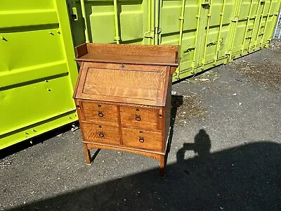 G Plan Writing Antique Oak Wood Walnut Bureau Desk • £200