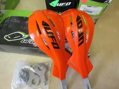 Ufo Alu Hand Guard Set - Ktm Orange - Universal With Mounts For Standard Bars • $69.95