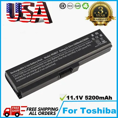 Laptop Battery For Toshiba Satellite PA3817U-1BRS C645 C650 C655 C660 C670 C675 • $14.49