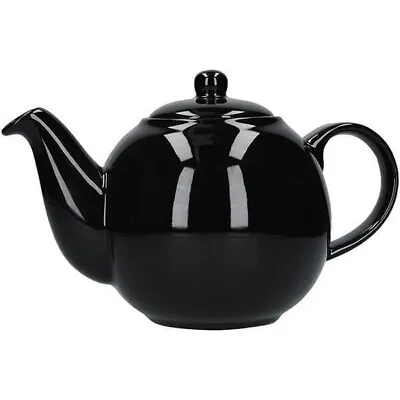 London Pottery Globe 6 Cup 1.2L Teapot Gloss Black • £0.99