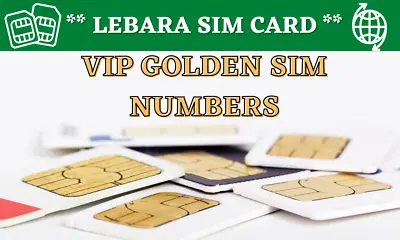 £9.79 • Buy Lebara Sim Card Golden Uk Vip Business Mobile Phone Number Lebara Premium Number