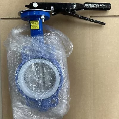 4” Wafer Butterfly Valve PTFE Teflon Seat Stainless CF8M Disc ANSI 150 • $125