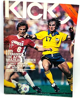 1981 KICK Soccer Magazine Game Program NACL Edmonton Drillers Vs Minnesota Kicks • $4.99