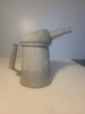 Vintage Galvanized Steel Garden Yard Watering Can *Non Functional* • $30