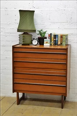 Vintag Chest Of Drawers Teak W Lawrence  Danish Design  Mid Century  DELIVERY • £420