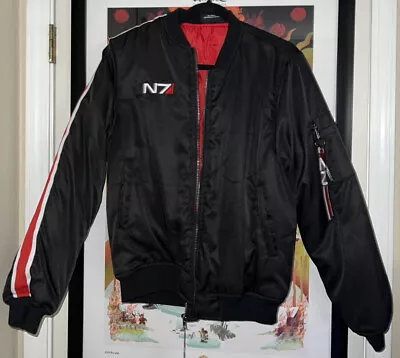 Mass Effect N7 Bomber Jacket - Level Up Wear - Officially Licensed Limited Ed • $200