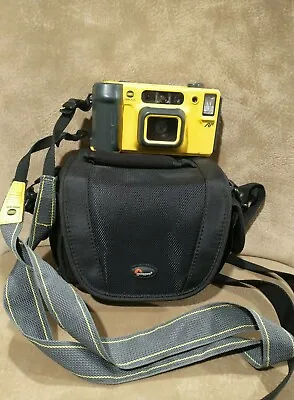 Vintage Minolta Weathermatic DUAL 35 Underwater 35mm Camera W/Professional Case • $78.88