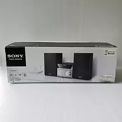 Sony CMT-S30iP CD Player - USB - FM - Audio In - Home Audio Micro Stereo System • $179.95