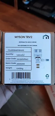 Myson Trv-2-way Push Fit Angle Thermostatic Radiator Valve Trv28/10/15ac • £14.89